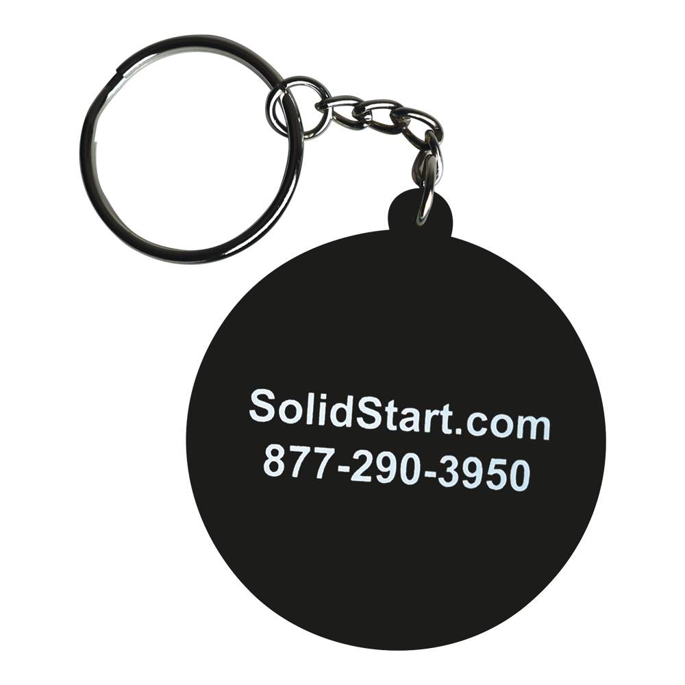 True Brand 3D Logo Keychain