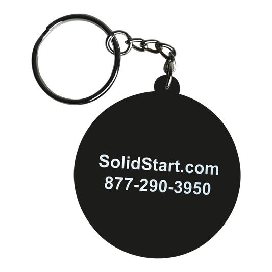 True Brand 3D Logo Keychain