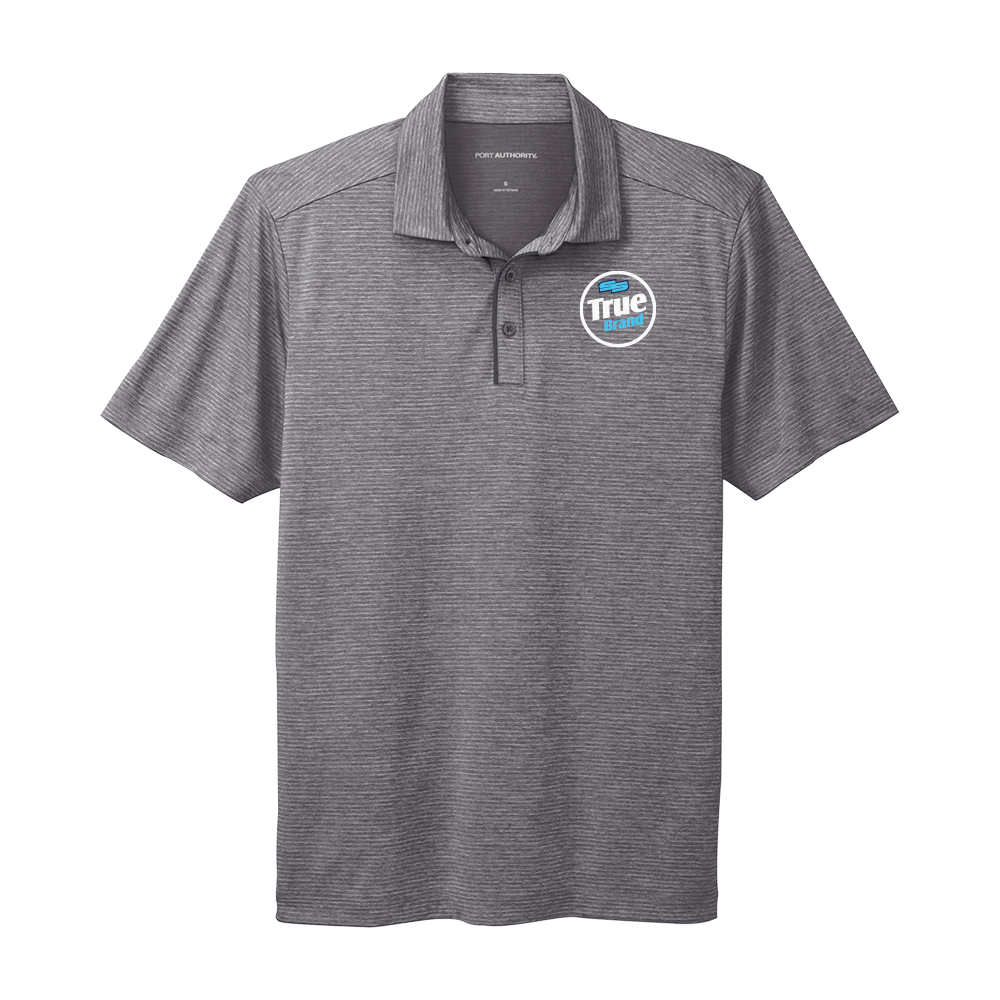 True Brand Shadow Stripe Polo
