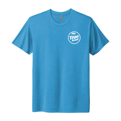 True Brand Logo Tri-blend Crew Tee